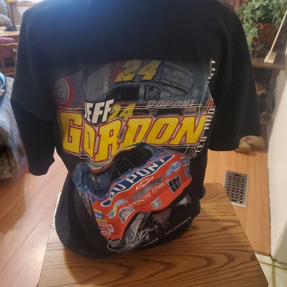Jeff Gordon Black T Shirt Size M Competition View - Picture 3 of 5